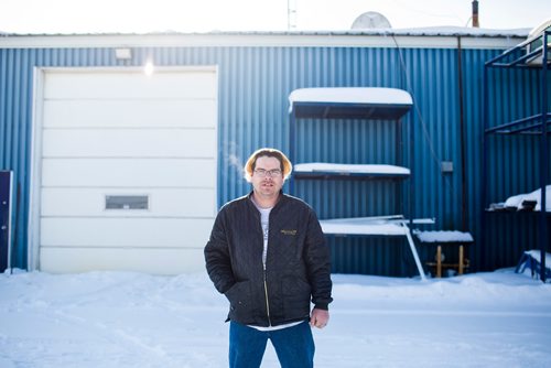 MIKAELA MACKENZIE / WINNIPEG FREE PRESS
Former Winnipeg Transit bus driver Adam Chouinard poses for a portrait at his new workplace, Winnipeg RV, in Winnipeg on Thursday, Feb. 21, 2019. After dozens of accidents, minor assaults, and having a gun pulled on him while behind the wheel, Chouinardonly three years into the jobleft the position.
Winnipeg Free Press 2019.