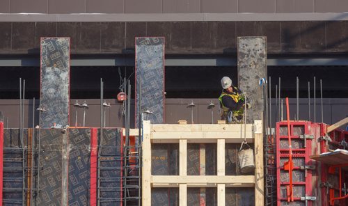 MIKE DEAL / WINNIPEG FREE PRESS
Construction continues on the Inuit Art Centre at the Winnipeg Art Gallery Friday morning.
190222 - Friday, February 22, 2019.