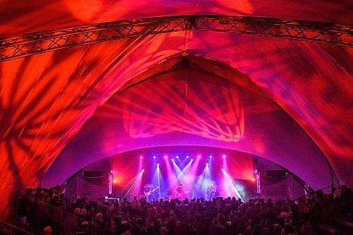Mike Sudoma / Winnipeg Free Press
The new meanies heating up a full house at the MTS Riviere Rouge tent at Festival Du Voyageur Friday evening
February 22, 2018
