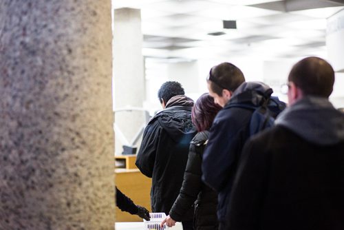 MIKAELA MACKENZIE / WINNIPEG FREE PRESS
New security measures come into effect at Millennium Library in Winnipeg on Monday, Feb. 25, 2019.
Winnipeg Free Press 2019.