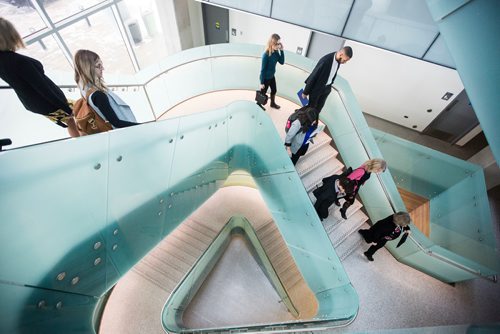 MIKAELA MACKENZIE / WINNIPEG FREE PRESS
Media and officials tour the new HSC Winnipeg Womens Hospital in Winnipeg on Tuesday, Feb. 26, 2019. 
Winnipeg Free Press 2019.