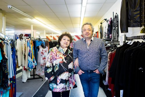 MIKAELA MACKENZIE / WINNIPEG FREE PRESS
Rita (left) and Ivan Masters, owners of Masters of London, pose in the store (which will be closing soon) in Winnipeg on Thursday, Feb. 28, 2019. 
Winnipeg Free Press 2019.