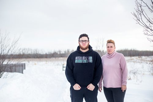 MIKAELA MACKENZIE / WINNIPEG FREE PRESS
Lisa and Aaron Dyck pose for a portrait in their house between Anola and Beausejour on Thursday, Feb. 28, 2019. For unknown reasons, 17-year-old Aaron was flagged by the secret service as a security risk, and therefor can't take part in the meet-and-greet aspect of Obama's event in Winnipeg Monday, despite having bought a ticket.
Winnipeg Free Press 2019.