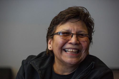 MIKE DEAL / WINNIPEG FREE PRESS
Rachel Esquash work's for True North Sports and Entertainment a company whose  commitment to the indigenous community has changed over the years.
190228 - Thursday, February 28, 2019.