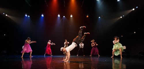 MIKE DEAL / WINNIPEG FREE PRESS
Jeremy Malenchak breakdances during a media call for NAfro Dance Productions presentation of The Image, a new dance work by Casimiro Nhussi running March 1st to 3rd, 2019 at The Gas Station Arts Centre.
190228 - Thursday, February 28, 2019.