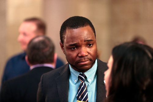 PHIL HOSSACK / WINNIPEG FREE PRESS - Budget - Dele Ojewole Canadian Federation of Students reacts. See stories. - March7, 2019