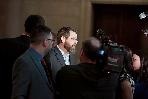 PHIL HOSSACK / WINNIPEG FREE PRESS - Budget - Todd MacKay of the Canadian Taxpayers Federation
reacts. See stories. - March7, 2019