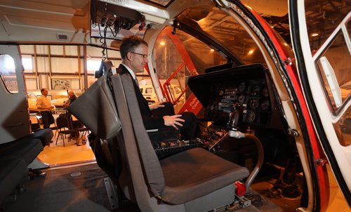 RUTH BONNEVILLE / WINNIPEG FREE PRESS

LOCAL - RRC chopper

CEO Paul Vogt checks out the military chopper that was donated by the Government of Canada to the RRC students  at Red River Colleges Stevenson Aviation Campus  Hubert Kleysen Hangar on  Thursday.  



March 07, 2019
