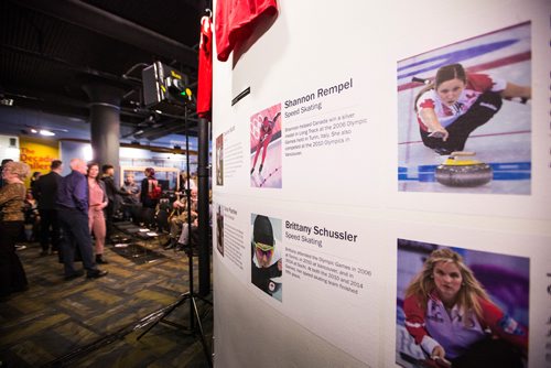 MIKAELA MACKENZIE / WINNIPEG FREE PRESS
The Manitoba Sports Hall of Fame opens a new exhibit, Women in Sport: Celebrating Manitoba Women Past, Present and Future in Winnipeg on Friday, March 8, 2019. 
Winnipeg Free Press 2019.