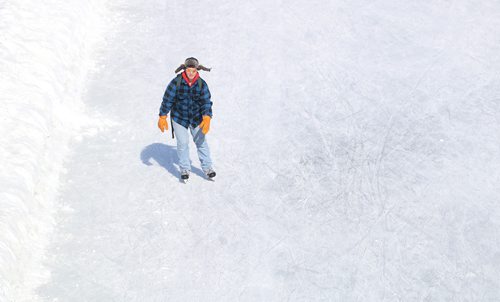 TREVOR HAGAN / WINNIPEG FREE PRESS
The skating trail broke a record for number of days open, Sunday, March 10, 2019.