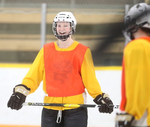 TREVOR HAGAN / WINNIPEG FREE PRESSManitoba Bisons' forward Karissa Kirkup (41) during practice at the University of Manitoba, Sunday, March 10, 2019.