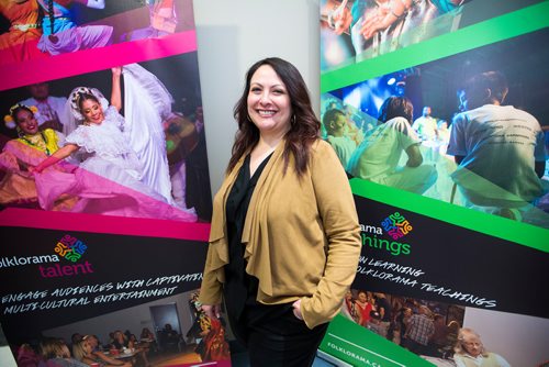 MIKAELA MACKENZIE / WINNIPEG FREE PRESS
Folklorama executive director Teresa Cotroneo poses for a portrait at the Folklorama offices in Winnipeg on Monday, March 11, 2019. 
Winnipeg Free Press 2019.