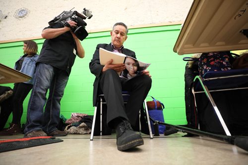 
RUTH BONNEVILLE / WINNIPEG FREE PRESS

Sagkeeng Chief,  Derrick Henderson, reads for the first time the Special report by The Manitoba Advocate for Children and Youth, for the investigation into the death of Tina Fontaine, at Sagkeeng Mino Pimatiziwin Family Treatment Centre in Sagkeeng First Nation Tuesday. 


March 12,, 2019
