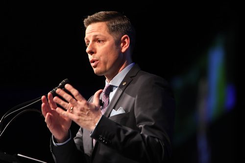 RUTH BONNEVILLE / WINNIPEG FREE PRESS

Local - Bowman state of the city address. 

Mayor Brian Bowman makes his State of the City Address, the first since being re-elected Mayor in October 2018, at RBC Convention Centre, Friday.


March 15,, 2019
