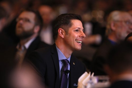 RUTH BONNEVILLE / WINNIPEG FREE PRESS

Local - Bowman state of the city address. 

Mayor Brian Bowman just prior to going on stage to make his State of the City Address, the first since being re-elected Mayor in October 2018, at RBC Convention Centre, Friday.


March 15,, 2019
