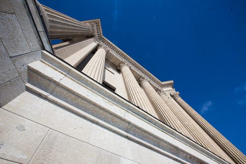 MIKAELA MACKENZIE / WINNIPEG FREE PRESS
The Manitoba Legislative Building in Winnipeg on Friday, March 15, 2019. $10 million in annual funding was announced for the restoration and preservation of the building.
Winnipeg Free Press 2019.