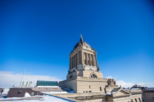 MIKAELA MACKENZIE / WINNIPEG FREE PRESS
The Manitoba Legislative Building in Winnipeg on Friday, March 15, 2019. $10 million in annual funding was announced for the restoration and preservation of the building.
Winnipeg Free Press 2019.