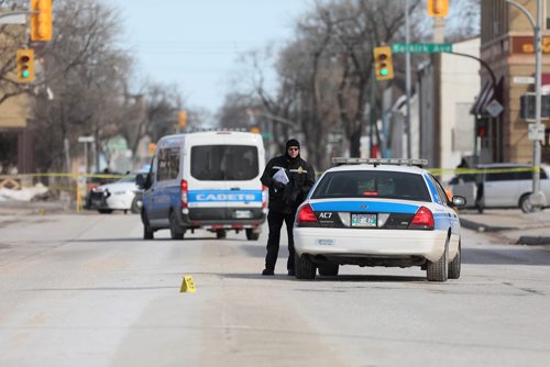 RUTH BONNEVILLE / WINNIPEG FREE PRESS

Local - Forensic investigators and cadet units secure the area around Salter and Selkirk Ave. for a homicide investigation on Saturday.  Salter Street is closed to travel from Stella northbound to Selkirk at this time.  


March 16,, 2019
