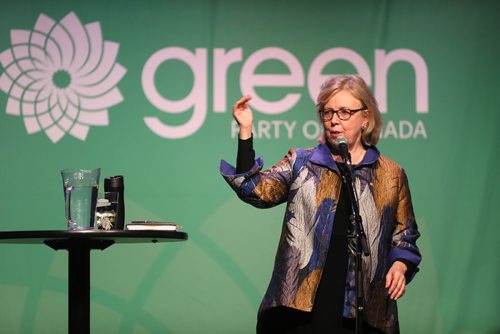 RUTH BONNEVILLE / WINNIPEG FREE PRESS

Local - Green Party Leader Elizabeth May holds local town hall meeting at The Park Theatre Saturday. 

See story. 

March 16,, 2019
