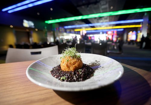 TREVOR HAGAN / WINNIPEG FREE PRESS
Scotch Egg at Loft180 in McPhillips Street Casino, Friday, March 15, 2019.