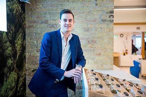 MIKAELA MACKENZIE / WINNIPEG FREE PRESS
John Arbuthnot, CEO of Delta 9 Cannabis, poses in the new store in Osborne Village in Winnipeg on Wednesday, March 20, 2019. 
Winnipeg Free Press 2019.