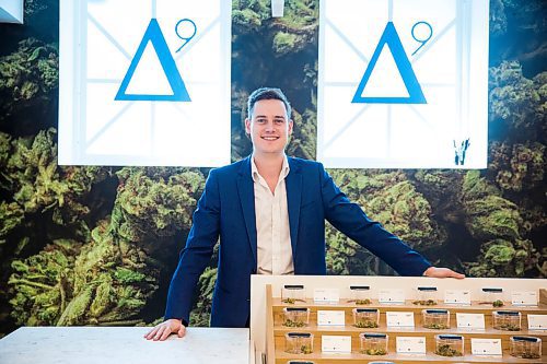 MIKAELA MACKENZIE / WINNIPEG FREE PRESS
John Arbuthnot, CEO of Delta 9 Cannabis, poses in the new store in Osborne Village in Winnipeg on Wednesday, March 20, 2019. 
Winnipeg Free Press 2019.