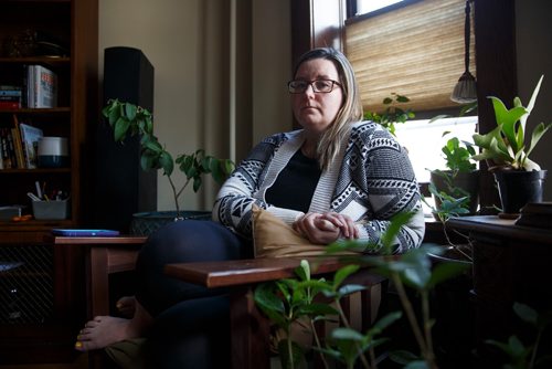 MIKE DEAL / WINNIPEG FREE PRESS
Basia Sokal, ex-president of the Winnipeg Labour Council. She quit her job yesterday citing frustration with and misogyny among her male union brothers.
190320 - Wednesday, March 20, 2019.