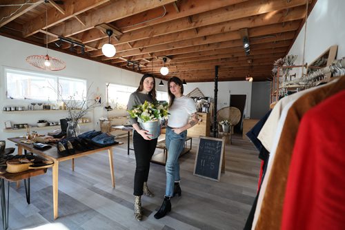 RUTH BONNEVILLE / WINNIPEG FREE PRESS

Sunday This City - Public General Store at 156 Sherbrook St
.
Photos of owners Olena Kozel, Erin Ahl (white shirt, jeans) and their store for Sunday Feature.  

What:  This is for a Sunday This City piece on the Public General Store, which sells numerous handmade goods from Winnipeg, as well as all over the country, and as far as Europe

Shots of the girls in their three-year-old store with bouquets, vintage clothing, homemade line of scents, refillable soaps and interior and exterior shots.


See Dave Sanderson story.

March 20, 2019

