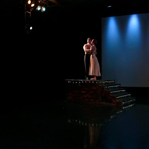 PHIL HOSSACK / WINNIPEG FREE PRESS - Dmitri Dovgoselets and Elizabeth Lamont perform the "Claire de Lune Pas de deus Wednesday evening as the RWB unveiled their Milestone 80th Season. See Erin's story.  - March20, 2019.