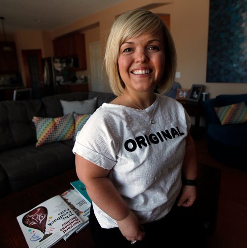 PHIL HOSSACK / WINNIPEG FREE PRESS - Samantha Rayburn-Trubyk,, she's the president of Little People of Manitoba who has been leading a successful campaign to have sports organizations stop using the term midget as an age classification in their programs. Doug Spiers story.  - March 20, 2019.