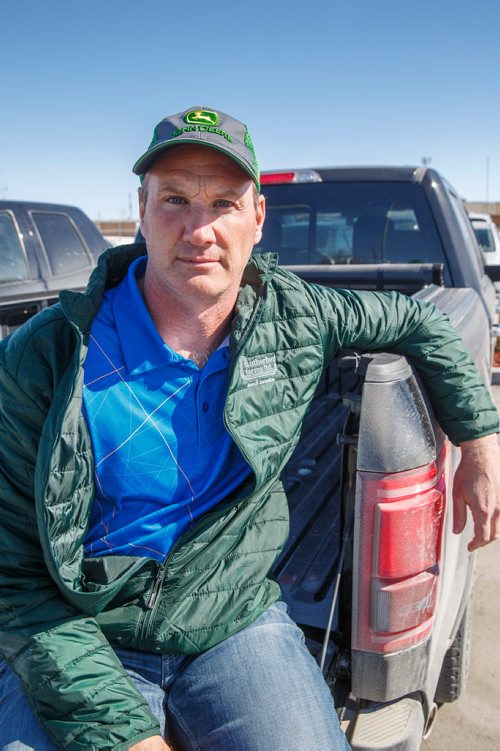 MIKE DEAL / WINNIPEG FREE PRESS
Craig Riese a canola farmer near Lockport for a story on China blocking all Canadian canola imports.
190322 - Friday, March 22, 2019.