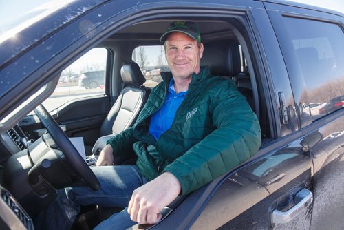 MIKE DEAL / WINNIPEG FREE PRESS
Craig Riese a canola farmer near Lockport for a story on China blocking all Canadian canola imports.
190322 - Friday, March 22, 2019.