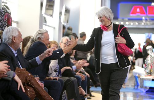 JASON HALSTEAD / WINNIPEG FREE PRESS

Cancer-survivor model Hedie Epp on March 15, 2019, at the Nygard fashion show in support of breast cancer research and to preview the companys new spring/summer fashions at the Nygard Fashion Park store on Kenaston Boulevard. (See Social Page)