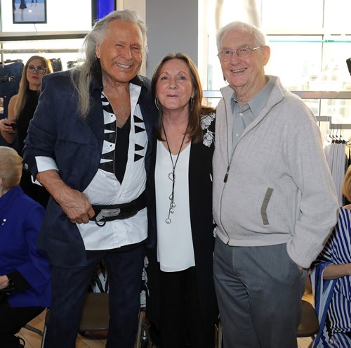 JASON HALSTEAD / WINNIPEG FREE PRESS

L-R: Peter Nygard (founder and chairman of Nygard International), Annitta Stenning (president and CEO of the CancerCare Manitoba Foundation) and Ron Stenning on March 15, 2019, at the Nygard fashion show in support of breast cancer research and to preview the companys new spring/summer fashions at the Nygarrd Fashion Park store on Kenaston Boulevard. (See Social Page)