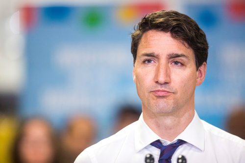 MIKAELA MACKENZIE / WINNIPEG FREE PRESS
Prime Minister Justin Trudeau announces the Canada Training Benefit and answers questions from the media at the Manitoba Institute of Trades and Technology in Winnipeg on Tuesday, March 26, 2019. 
Winnipeg Free Press 2019.