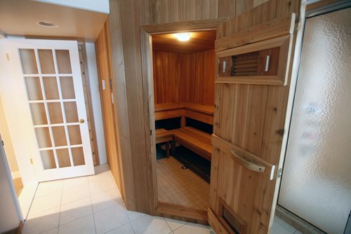 PHIL HOSSACK / WINNIPEG FREE PRESS - 10 Oakmont Crescent in Headingley. Basement Sauna See story.- March 26, 2019.