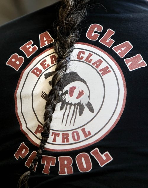 RUTH BONNEVILLE / WINNIPEG FREE PRESS


LOCAL - James Favel, Bear Clan Patrol 

Portrait personality photos for feature story on James Favel of the Bear Clan patrol .  Photos at the Bear Clan headquarters at 584 Selkirk Ave. 
Photo of James with his iconic long, braided pony tail with Bear Clan t-shirt. 

See Doug Speirs story. 

March 26, 2019

