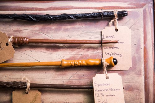 MIKAELA MACKENZIE / WINNIPEG FREE PRESS
Protegga Wand Shoppe wands for sale at Sweet C Bakery in Winnipeg on Wednesday, March 27, 2019. For Dave Sanderson story.
Winnipeg Free Press 2019.