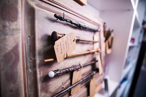 MIKAELA MACKENZIE / WINNIPEG FREE PRESS
Protegga Wand Shoppe wands for sale at Sweet C Bakery in Winnipeg on Wednesday, March 27, 2019. For Dave Sanderson story.
Winnipeg Free Press 2019.