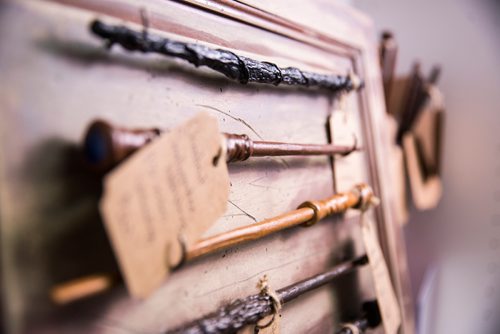 MIKAELA MACKENZIE / WINNIPEG FREE PRESS
Protegga Wand Shoppe wands for sale at Sweet C Bakery in Winnipeg on Wednesday, March 27, 2019. For Dave Sanderson story.
Winnipeg Free Press 2019.