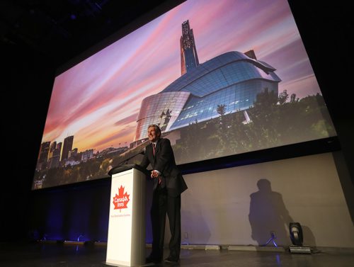 TREVOR HAGAN / WINNIPEG FREE PRESS
Premier Brian Pallister at the Manitoba 150 brand launch at the Met, Friday, March 29, 2019.