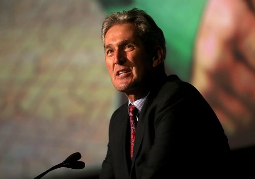 TREVOR HAGAN / WINNIPEG FREE PRESS
Premier Brian Pallister at the Manitoba 150 brand launch at the Met, Friday, March 29, 2019.