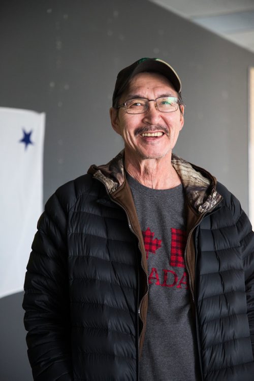 MIKAELA MACKENZIE / WINNIPEG FREE PRESS
Simeoni Tatty, a 62-year-old Inuk man from Rankin Inlet currently being treated for bladder cancer with immunotherapy, poses for a portrait in Winnipeg on Friday, March 29, 2019.  For Joel Schlesinger story.
Winnipeg Free Press 2019.