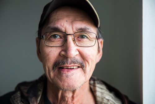 MIKAELA MACKENZIE / WINNIPEG FREE PRESS
Simeoni Tatty, a 62-year-old Inuk man from Rankin Inlet currently being treated for bladder cancer with immunotherapy, poses for a portrait in Winnipeg on Friday, March 29, 2019.  For Joel Schlesinger story.
Winnipeg Free Press 2019.