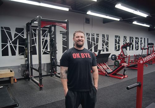 Canstar Community News March 29, 2019 - Dave Beakley is the co-owner of Midtown Barbell. The gym and fitness facility is hosting Deadlifts for Dreams on March 30. The deadlifting competition has raised $20,000 for The Dream Factory and will help two-year-old Maya Chernichans dream of visiting a Disney theme park come true. (DANIELLE DA SILVA/SOUWESTER/CANSTAR)