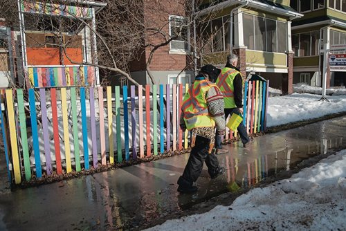 Canstar Community News Mar. 27, 2019 - Darach McDonnell and Willow Aster are two of the founding members of Wolseley Watch, a citizen patrol group that cleans up used needles in the neighbourhood. (EVA WASNEY/CANSTAR COMMUNITY NEWS/METRO)