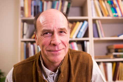 MIKAELA MACKENZIE / WINNIPEG FREE PRESS
Arthur Walker-Jones, conference organizer, poses for a portrait in advance of a conference on biblical and theological studies in public universities in Winnipeg on Monday, April 1, 2019.  For Brenda Suderman story.
Winnipeg Free Press 2019.