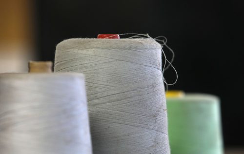 RUTH BONNEVILLE / WINNIPEG FREE PRESS 

49.8 Feature - Raw materials for Change, Interior shots of the former Mitchell Fabrics Store, on the cusp of change.

A look inside the former Mitchell Fabric store prior to being transformed into the new 36,000 square foot Main Street Project shelter.  

Photo of spools of industrial sized thread, clustered together on a table.  Faded but strands still strong. 

See story by Ruth Bonneville 

April 2, 2019
