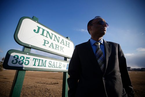 JOHN WOODS / WINNIPEG FREE PRESS
Rashid Ahmed, a University of Manitoba prof and leader in the Pakistani-Canadian community, is photographed at Jinnah Park in Winnipeg Tuesday, April 2, 2019.  Ahmed says the movie Hotel Mumbai should be banned because its exploiting tensions between Indian and Pakistani Muslim people.