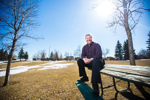 MIKAELA MACKENZIE / WINNIPEG FREE PRESS
Clinical psychologist Dr. Jason Ediger poses for photos in Winnipeg on Wednesday, April 3, 2019.  Getting outside and being active can help with mental health. For Sabrina Carnevale story.
Winnipeg Free Press 2019.